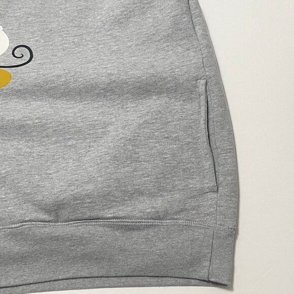 Disney Store - M - Disney World Mickey Mouse Gray Hoodie Sweat Shirt Christmas - Picture 4 of 6